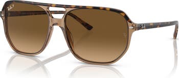 Bill One 57mm Gradient Polarized Irregular Sunglasses