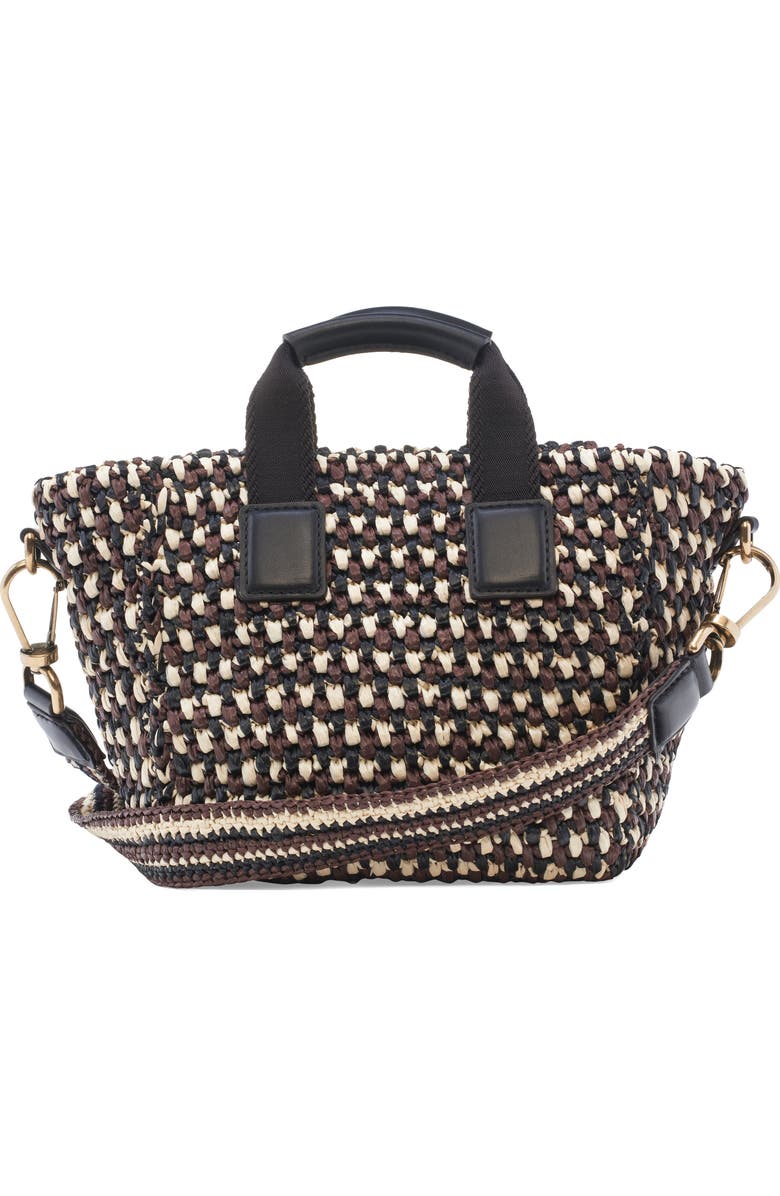 Moncler Micro Caradoc Crossbody Bag, Alternate, color, Raffia