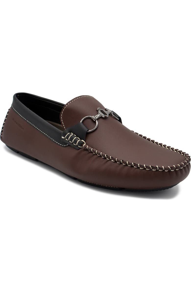ASTON MARC Renton Driving Shoe, Main, color, Brown