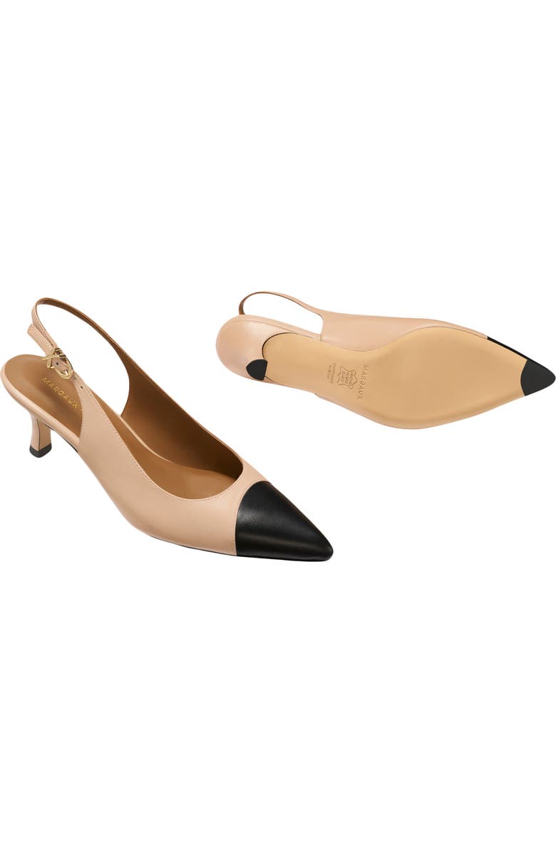 MARGAUX The Colette Cap-Toe, Alternate, color, Dune And Black Nappa