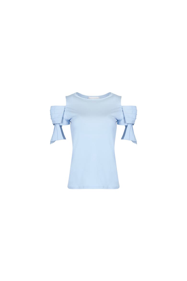 Myrtille Riviera Jersey Cotton Top, Main, color, Riviera
