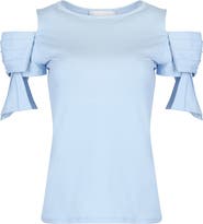 Anne Fontaine Myrtille Riviera Jersey Cotton Top