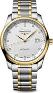 Longines Master Collection Diamond Automatic Bracelet Watch, 40mm