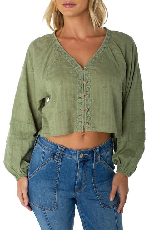 Monterey Eyelet Cotton Top