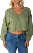 Roxy Monterey Eyelet Cotton Top