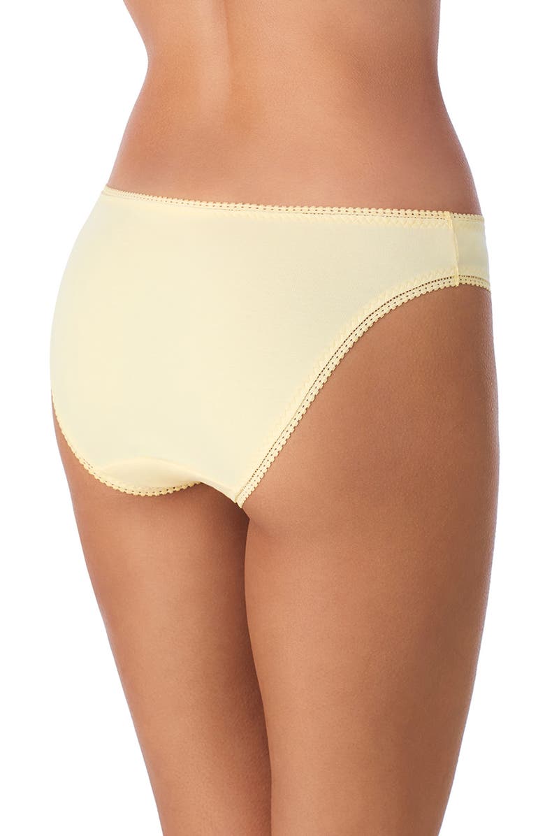 On Gossamer Cabana Stretch Cotton Bikini, Alternate, color, Banana Cream