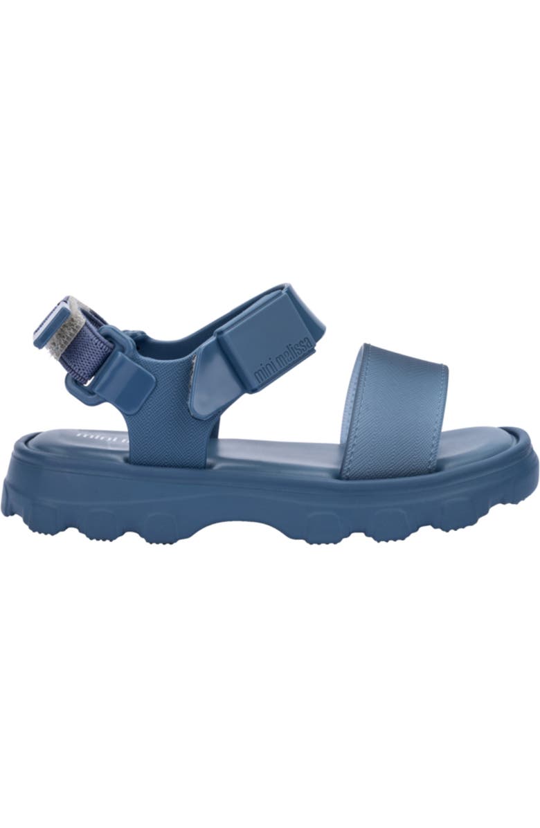 Mini Melissa Kids' Kick Off Platform Sandal, Alternate, color, Blue/ Blue