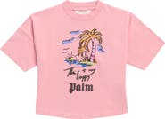Palm Angels Kids' Happy Palms Oversized T-Shirt