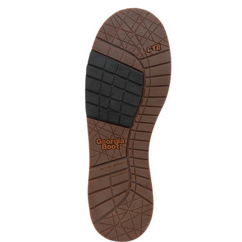 Georgia Boot Waterproof Amp Lt Wedge Pull On Work Boot In Brown