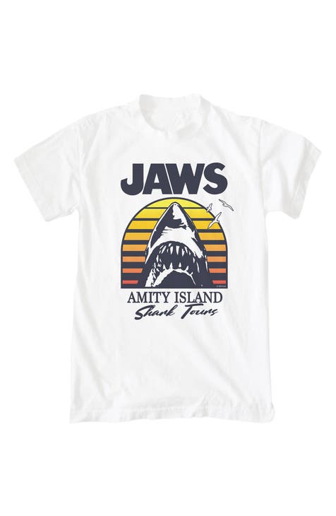 Jaws Island Cotton Graphic Tee