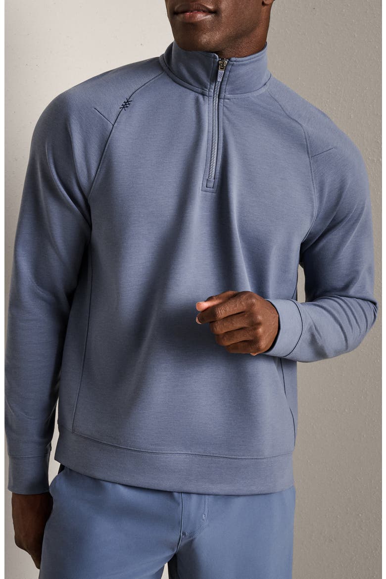 Dreamstate Quarter Zip Pullover, Main, color, SHALE BLUE