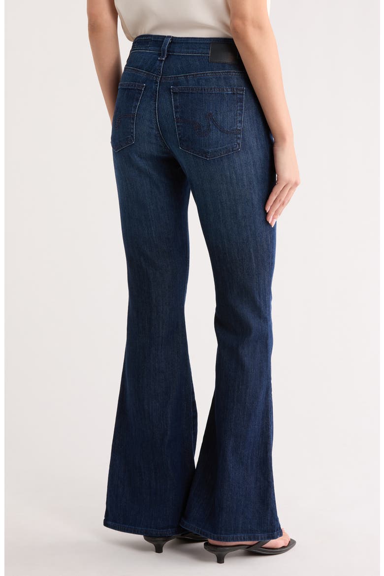 Angeline Mid Rise Flare Jeans, Alternate, color, BRAVURA