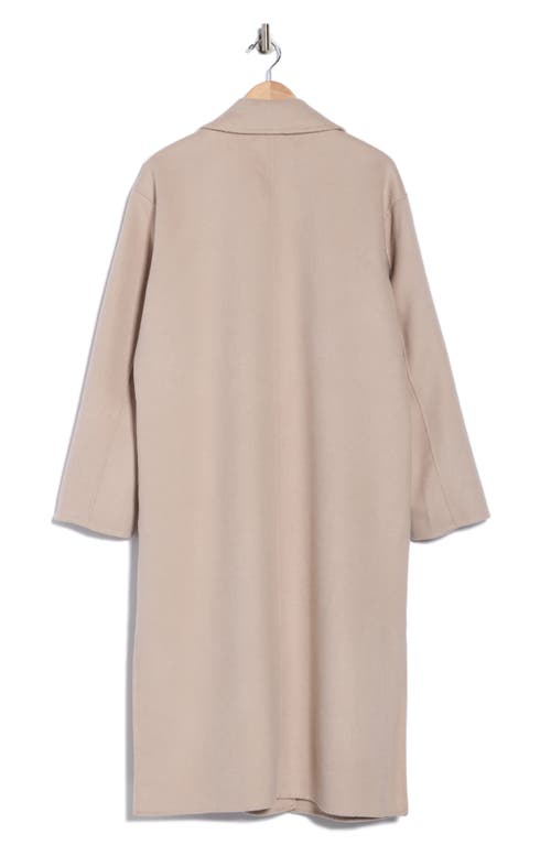 Rebecca Minkoff Double Faced Wool Refer Coat In Gray