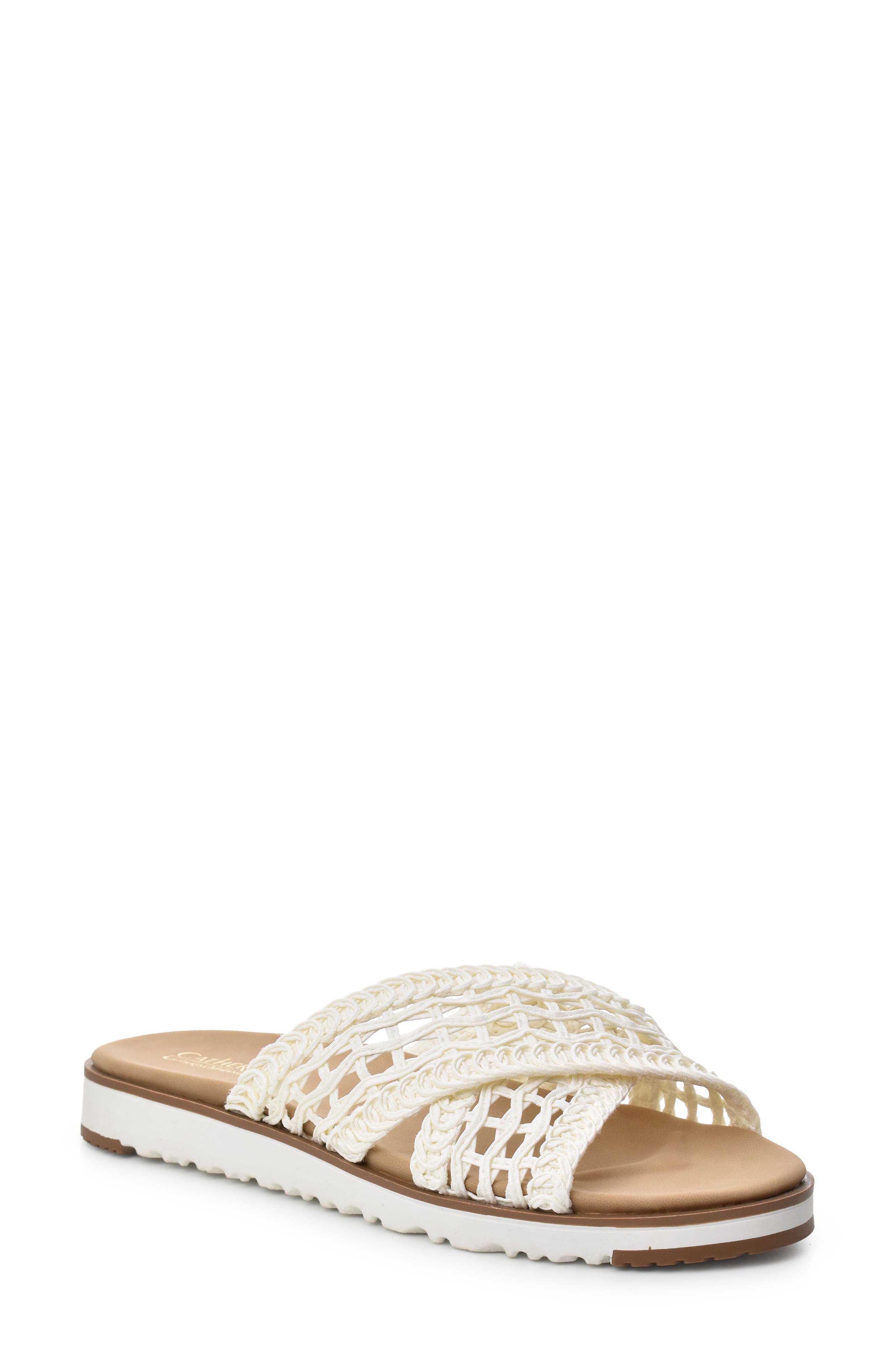 Catherine Catherine Malandrino Nettie Woven Slide Sandal, Main, color, 