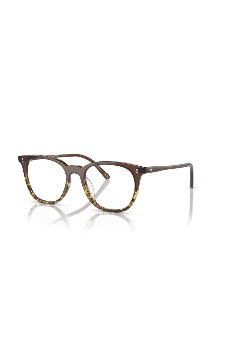 Oliver Peoples 49mm Rectangle optical glasses, Main, color, Brown