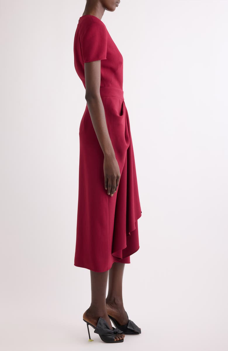 Givenchy Wrapped Cady Midi Dress, Alternate, color, Red Cherry