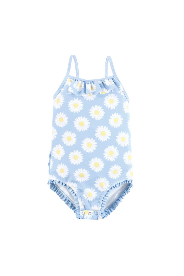 Swimsuit, Main, color, Blue Daisy