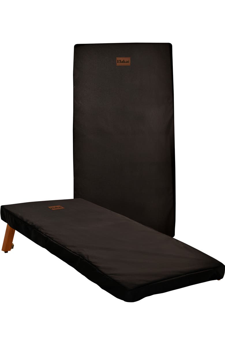 Elakai Trooper Cornhole Board Covers, Main, color, Black