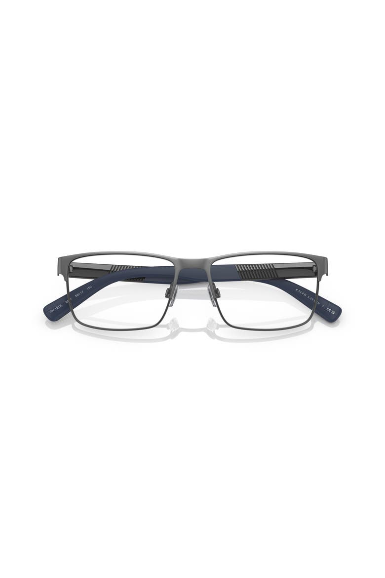 56mm Rectangle optical glasses, Alternate, color, Grey
