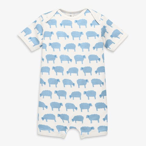 Organic Animal Friends Babysuit Shortie