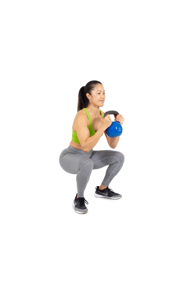 Vinyl Coated Iron Kettlebell, Alternate, color, 30 lb