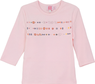 Pinky Promise Bffs Necklace Ribbed Long Sleeve Top