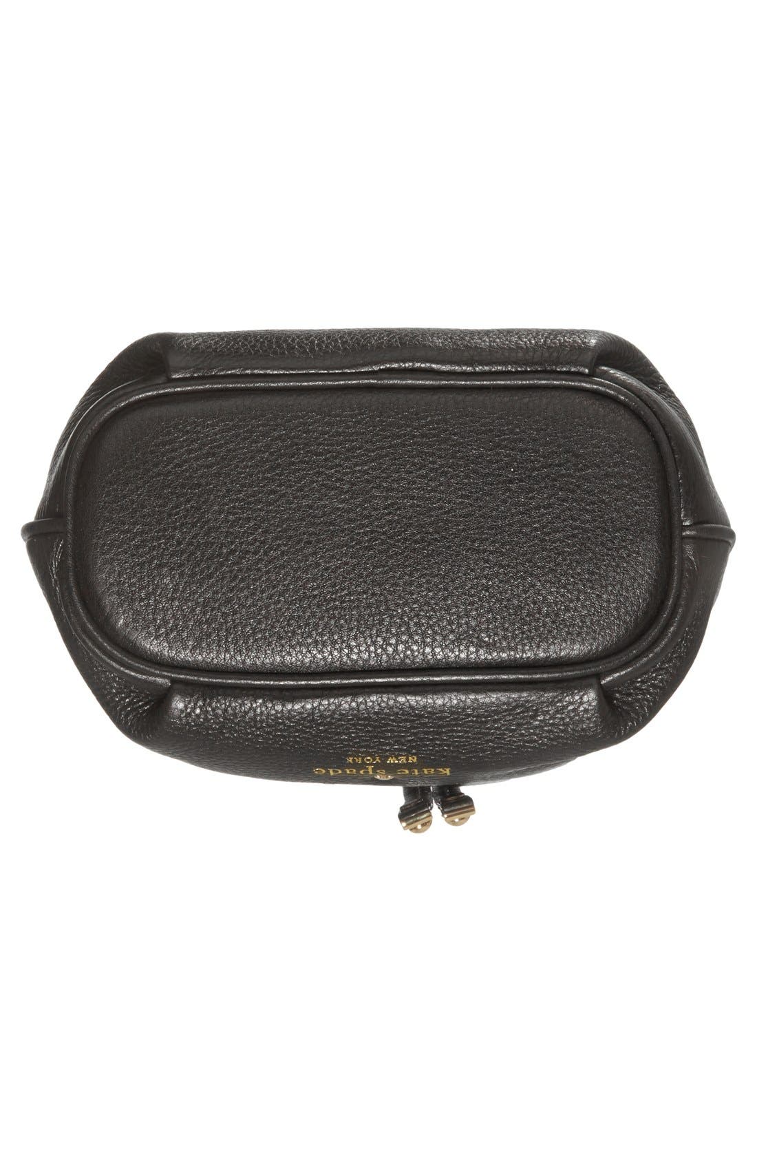 'cobble hill - wyatt' bucket bag, Alternate, color, BLACK