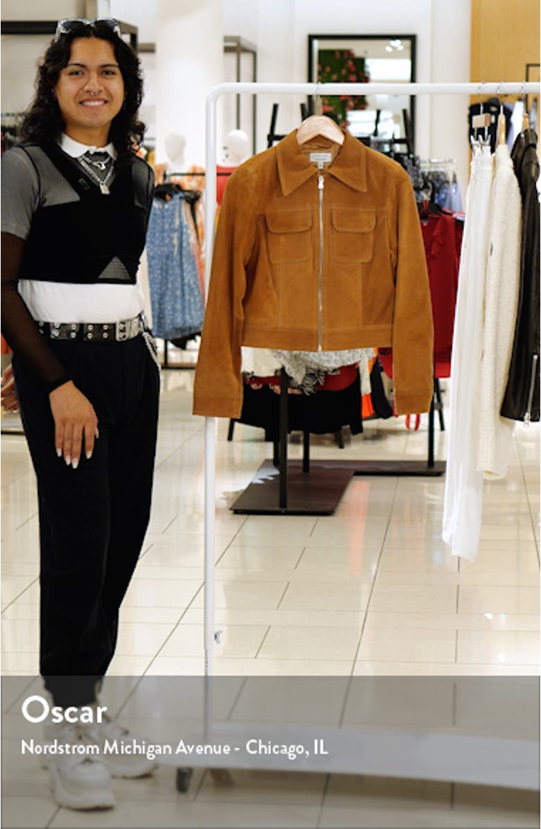 Crop Suede Jacket, sales video thumbnail