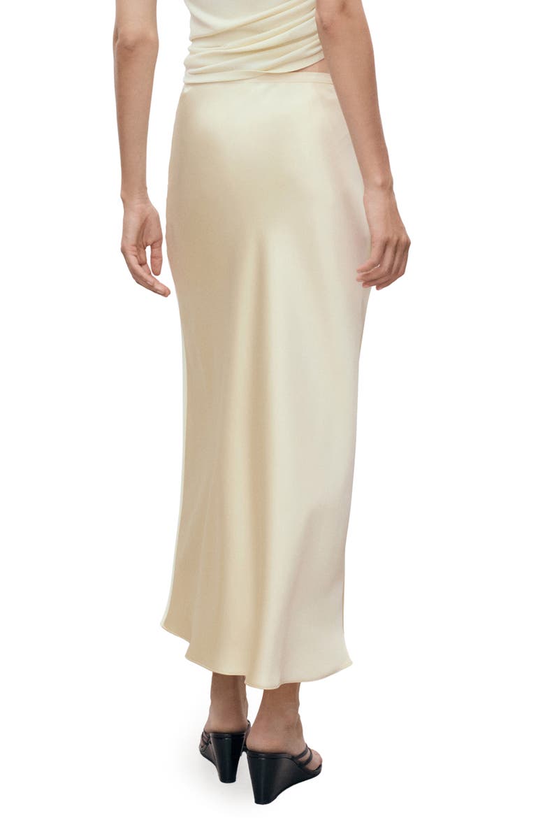 Mia Satin Midi Skirt, Alternate, color, PASTEL YELLOW