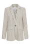selected Linen Black Stripe