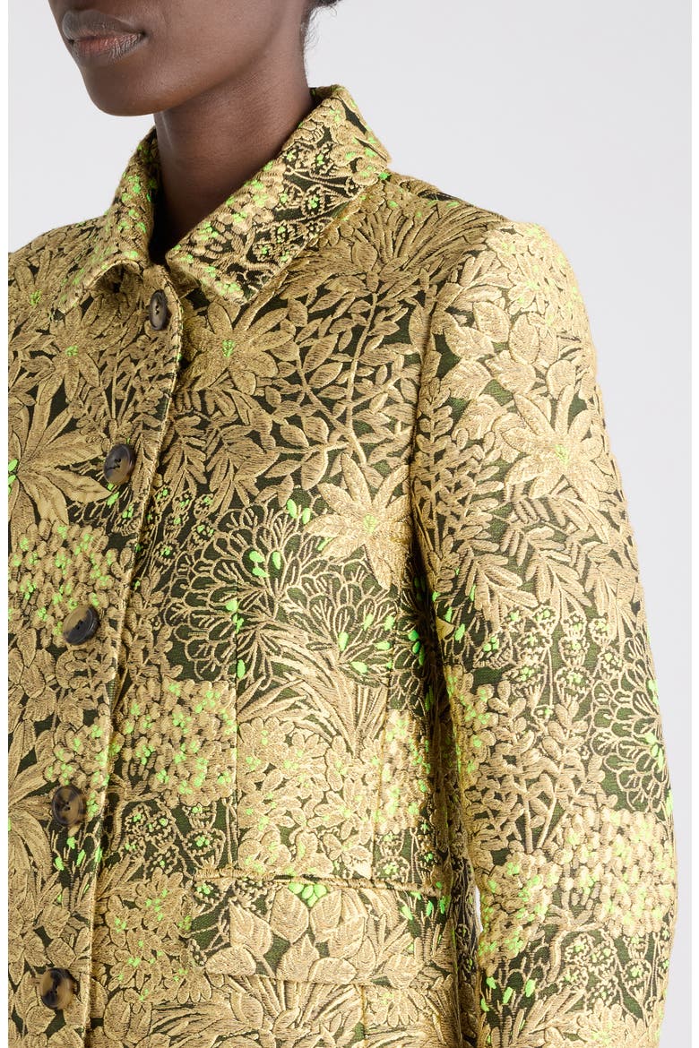 Bettsy Floral Jacquard Jacket, Alternate, color, SAND