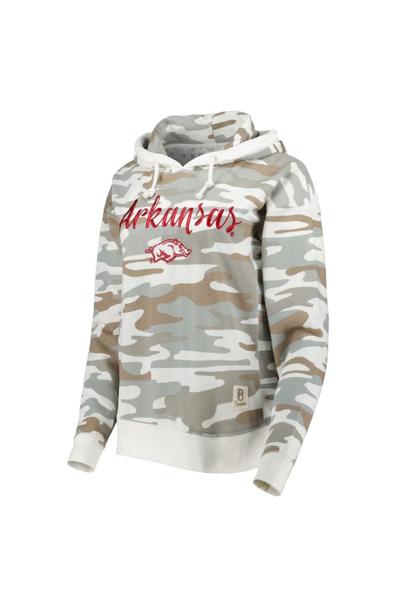 PRESSBOX Women's Pressbox Camo Arkansas Razorbacks San Pablo Pullover Hoodie, Alternate, color, 