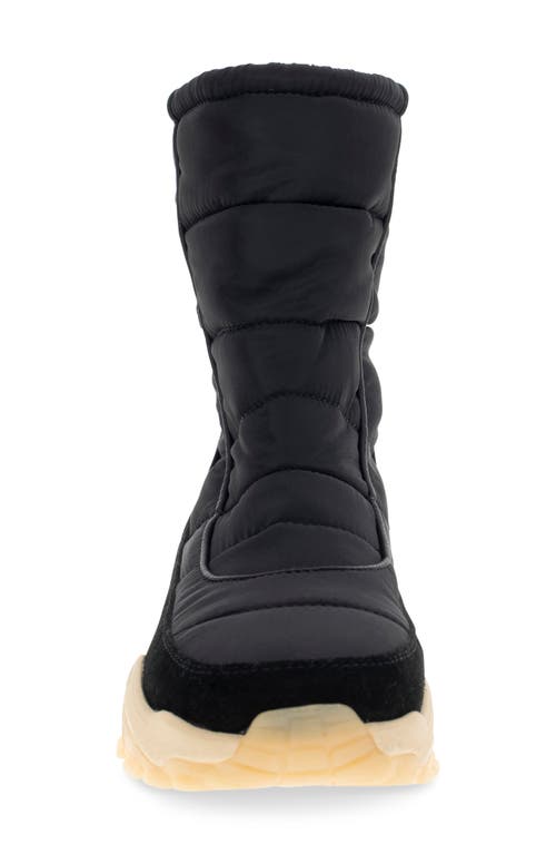 Chooka Lenox Water Resistant Puffer Bootie In Black