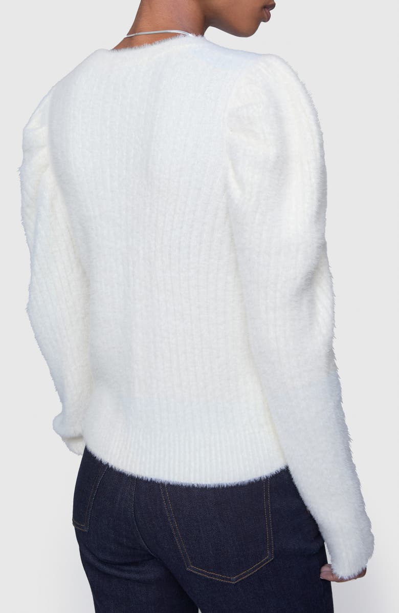 Rebecca Minkoff Janine Puff Sleeve Cardigan, Alternate, color, 