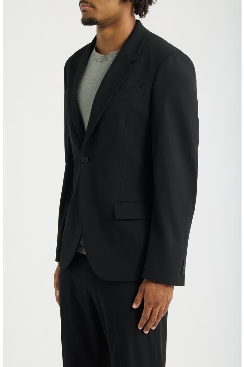 Slim Fit Wool Blend Sport Coat, Alternate, color, BLACK