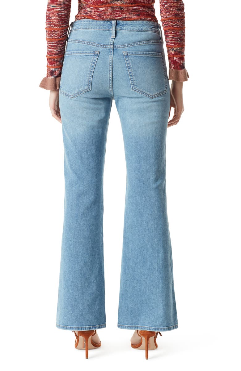 Sam Edelman Bay Nonstretch Flare Jeans, Alternate, color, 