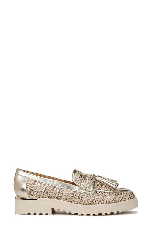 Franco Sarto Carolynn Lug Sole Loafers In Gold Multi