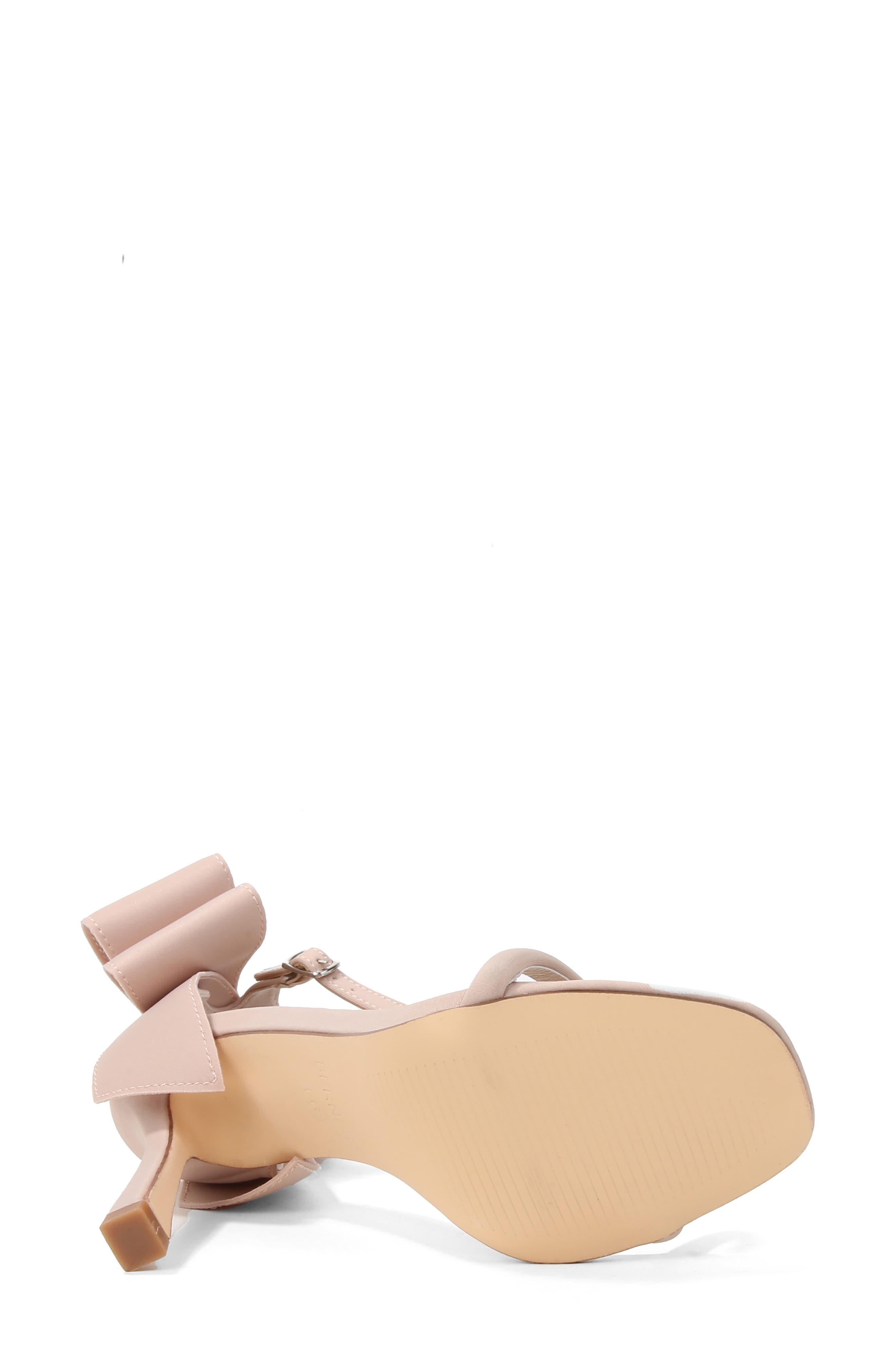 Harlow Oversize Bow Sandal, Alternate, color, BEIGE