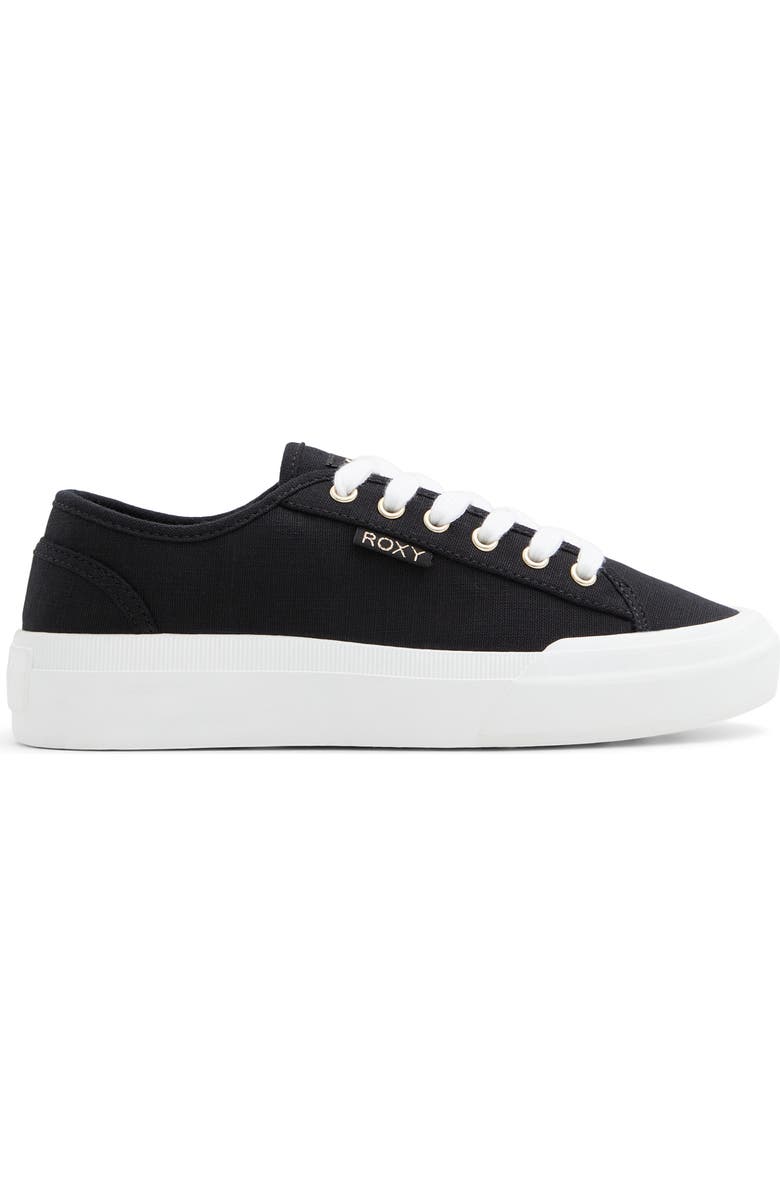 Roxy Marina Sneaker, Alternate, color, Black