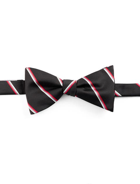 Big & Tall Traditional Striped Bow Tie
