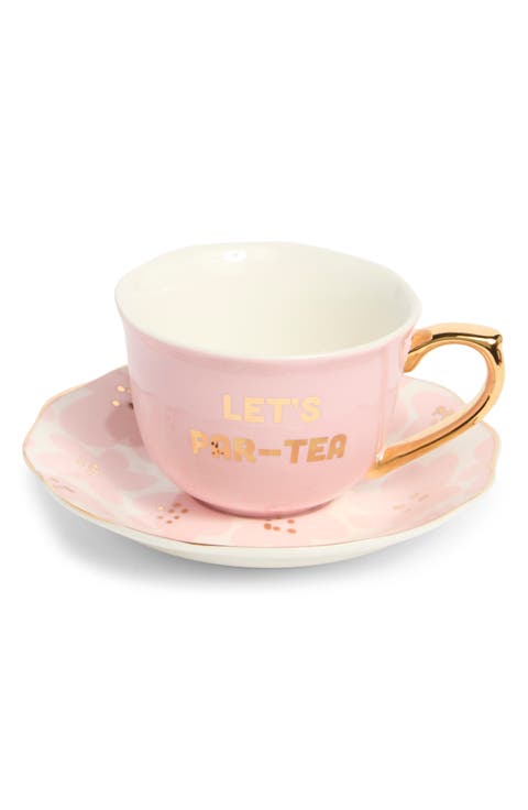 Ceramic Tea Cup & Saucer Set