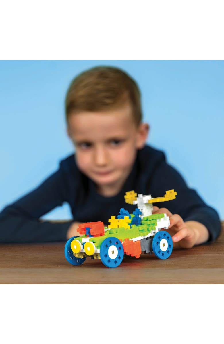Plus-Plus USA Learn to Build GO! Vehicles Set, Alternate, color, Blue