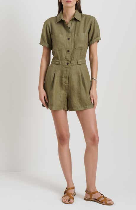 Alex Mill Cassi Linen Romper