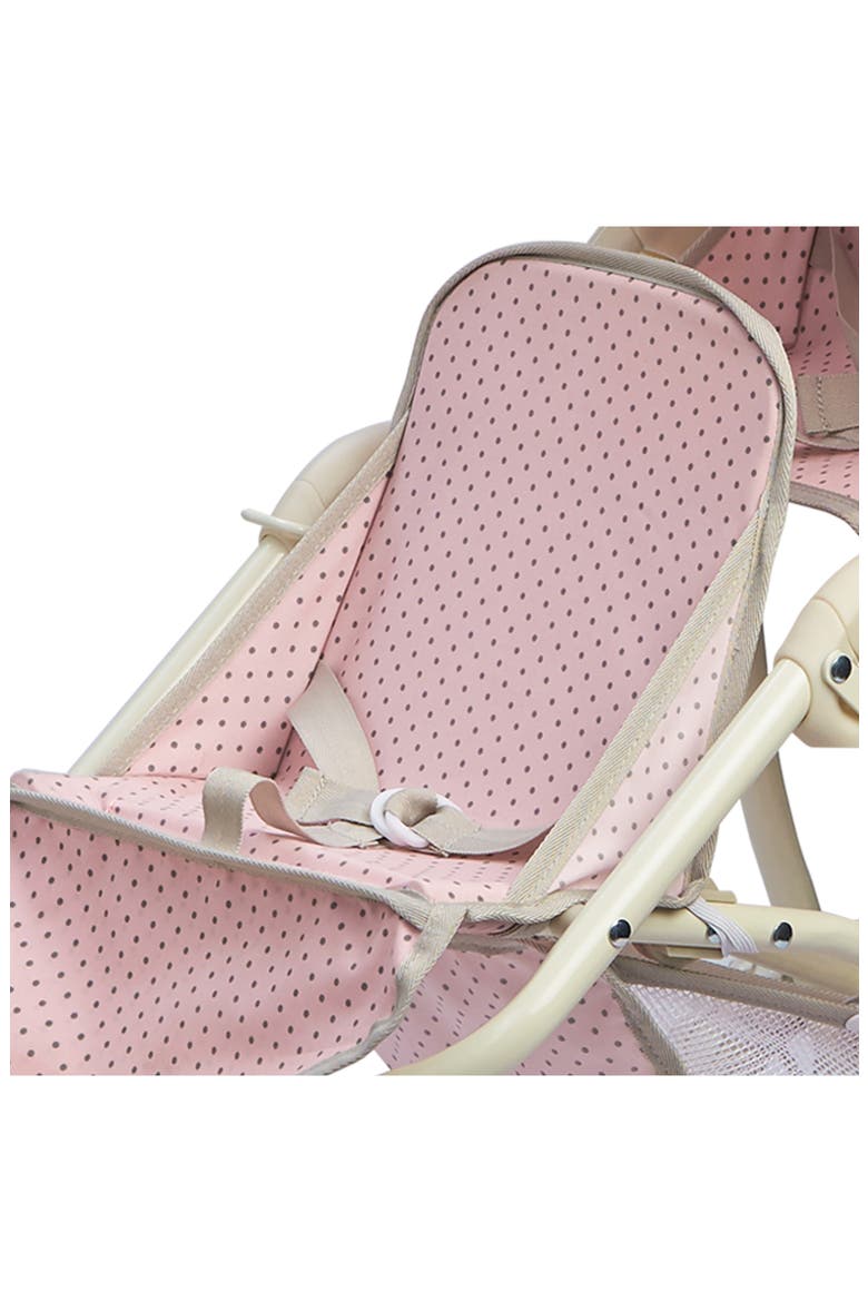 Olivia's Little World Baby Doll Deluxe Stroller, Alternate, color, PINK