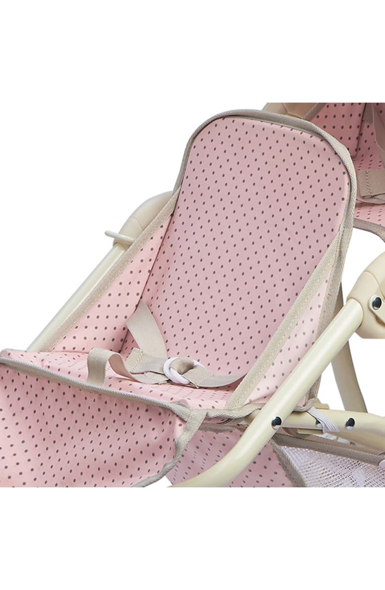 Teamson Kids Olivia's Little World Baby Doll Deluxe Stroller, Alternate, color, Pink