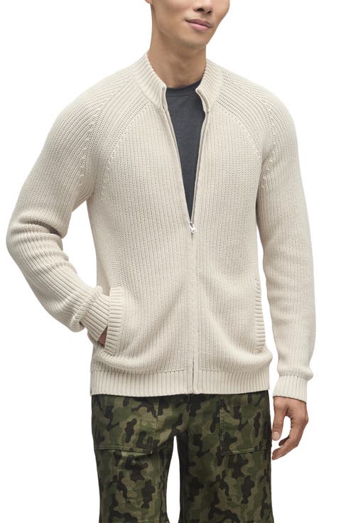 Sunbleach Zip Up Cardigan