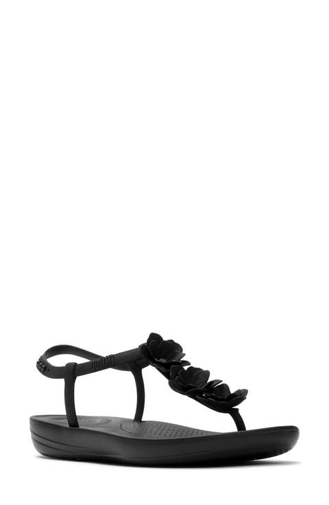Splash Flower T-Strap Sandal (Women)
