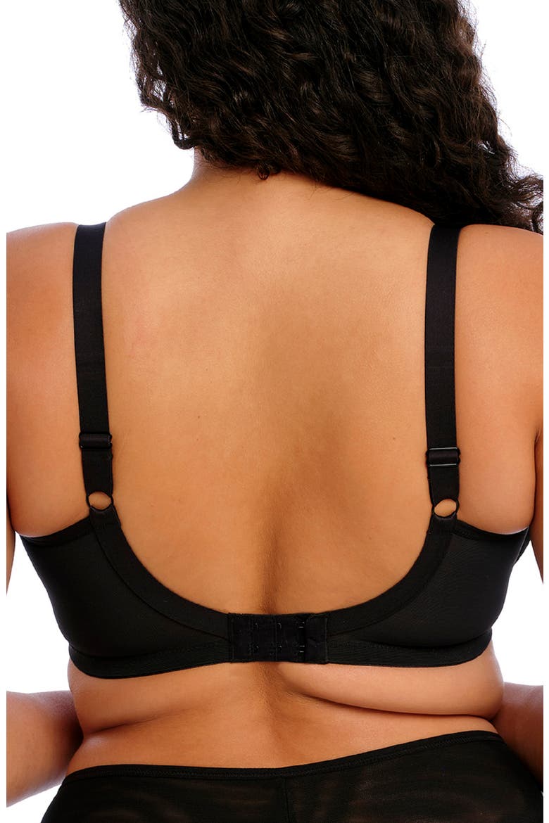 Kendra Underwire Plunge Bra, Alternate, color, BLACK