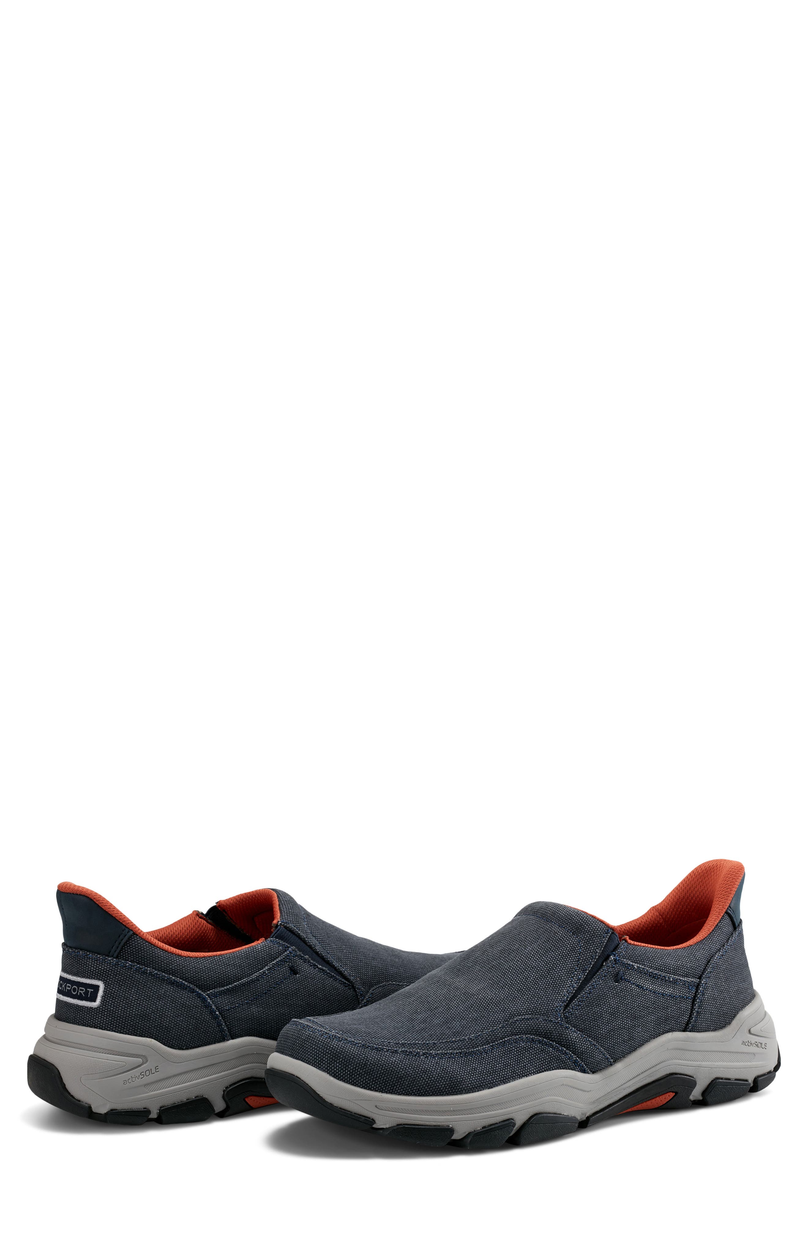 Rockport Reece 2 Slip-On Sneaker, Alternate, color, Dark Blue