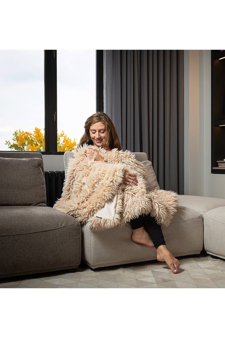 Faux Fur Throw - 50" x 60" - Tibetan, Alternate, color, TIBETAN